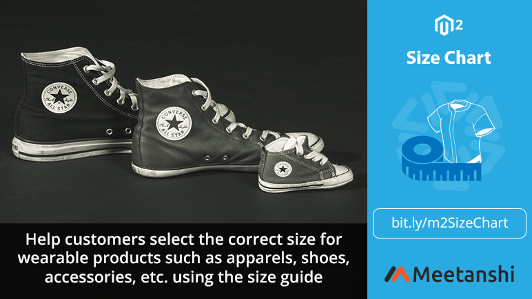 Magento 2 Size Chart